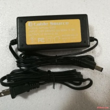 监控原装美国 cable source 12V 2A 双线 监控电源 LED显示器适配器