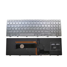 DELL戴尔 Inspiron灵越 15 7000 Series 7537 P36F键盘银色带背光