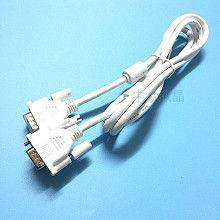 AOC液晶显示器白色VGA信号线 视频线 数据线 1.5米 原机线