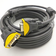 VGA线厂家 VGA3+6线 VGA3+6电脑连接线显示器线10米 VGA视频线