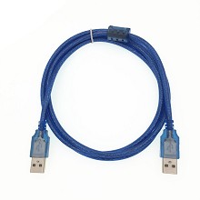 USB厂家 USB对拷线1.5米usb2.0移动硬盘线数据线公对公电脑联机线