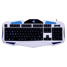 冰甲工厂BK02多媒体游戏键盘支持背光七色 私模厂家直销OEM定制