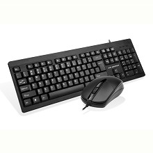 冰甲BT200商务键鼠套装 办公家用有线键盘鼠标厂家批发