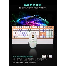 BT-K8快轴机械键盘、机械套装、青轴机械键盘、跑马灯效